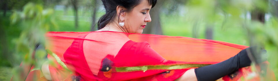 Atelier Uta Gneiße – farbenfrohe Unikate aus Wolle und Seide im Dresdner Barockviertel auf der Königstraße