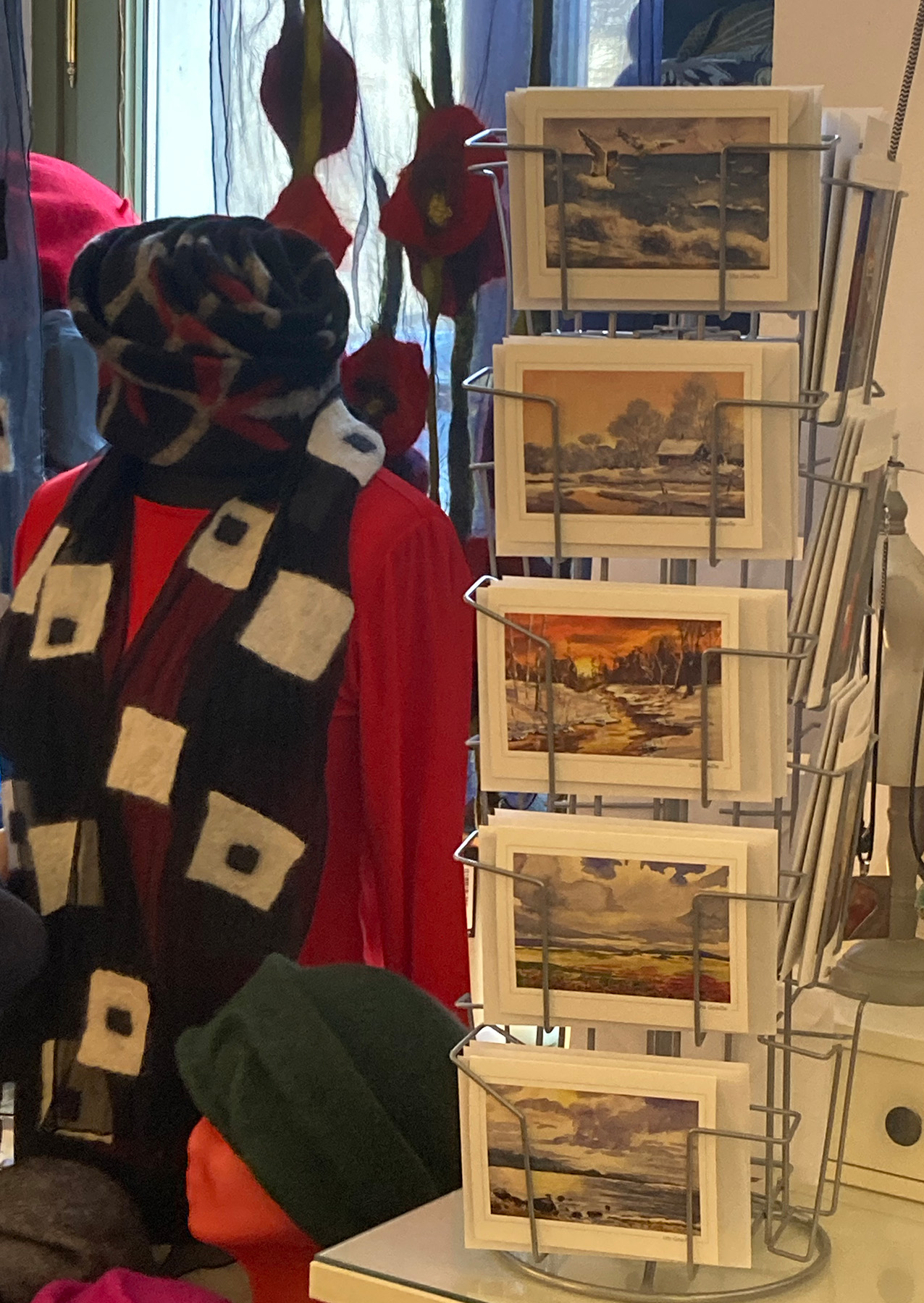 Modeatelier Uta Gneiße Dresden – Fashion aus Wolle und Seide – Aquarelle der Künstlerin